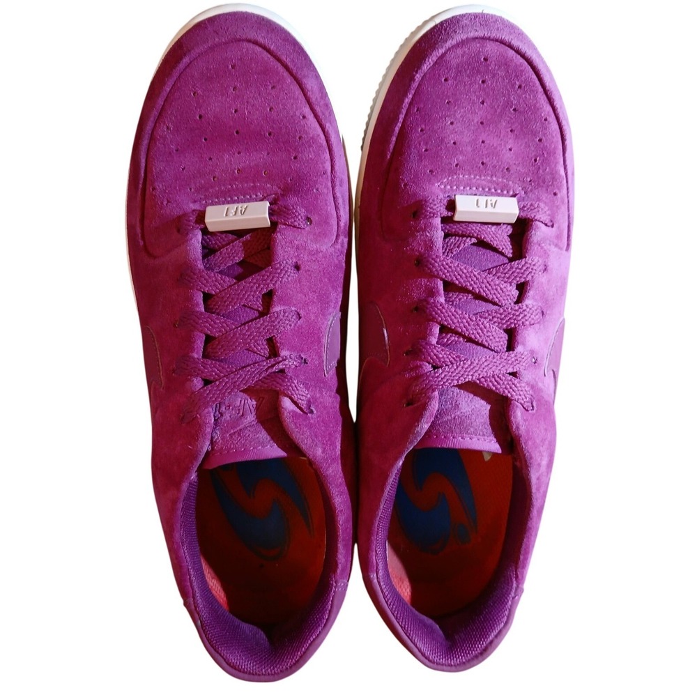 Nike Pink/Purple Suede Athletic Sneakers - Picture 2 of 10
